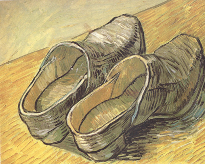 A pair of wooden Clogs (nn04)